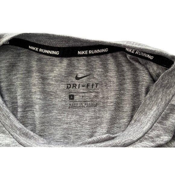 Nike grey running Dri-Fit long sleeve shirt size S - Picture 7 of 7